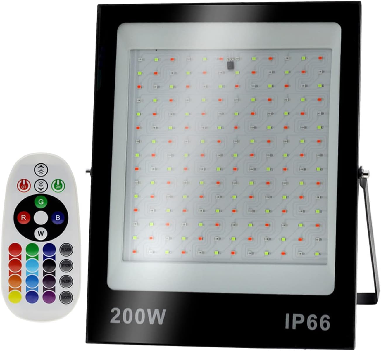 Naświetlacz Led Rgb Ac220v 30w 50w 100w 200w Flood Light Zmiana Koloru Ip66 Wodoodporne Oświetlenie Zewnętrzne Reflektor ścienny Reflektor Światło Otoczenia