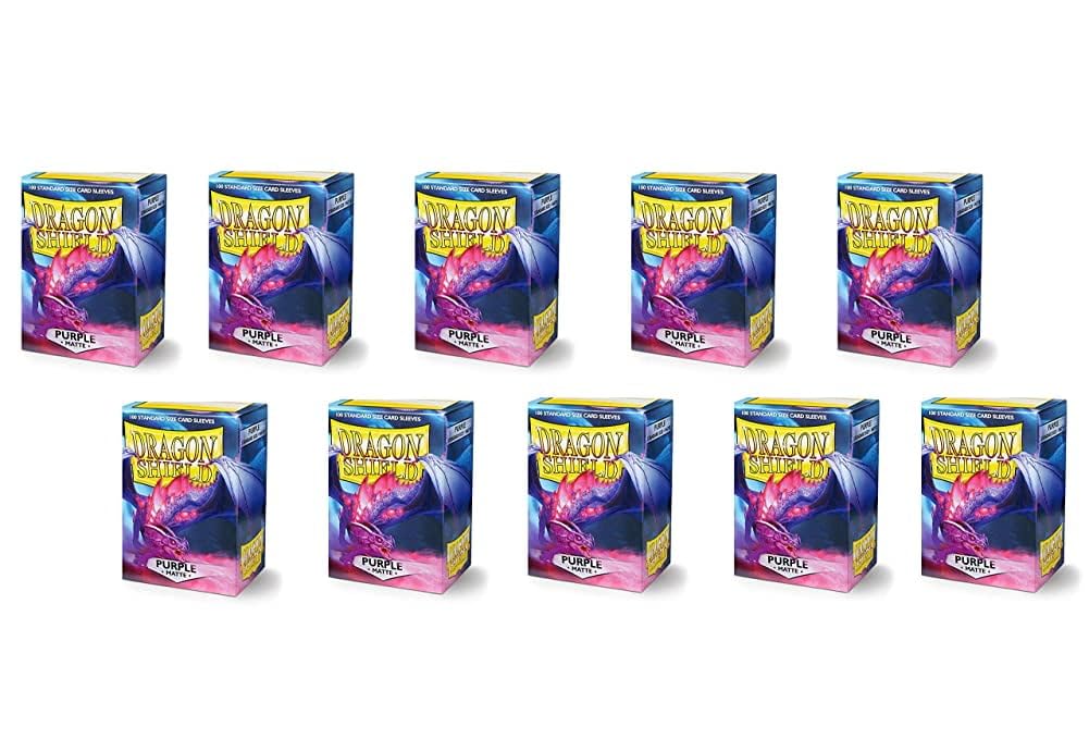 シュリンク付き　Dragon Shield マット・パープル 10個 Purple - Matte Sleeves - Standard Size - Dragon Shield