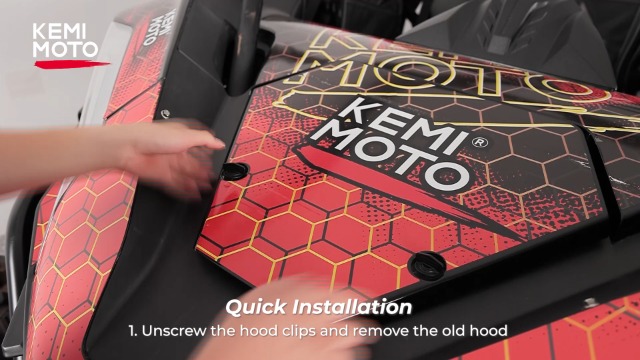 Amazon.com: KEMIMOTO UTV Turbo Hood Scoop with Light Compatible