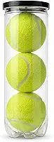 Kit 3 Bola Tênis Tubo Transparente Premium