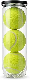 Kit 3 Bola Tênis Tubo Transparente Premium