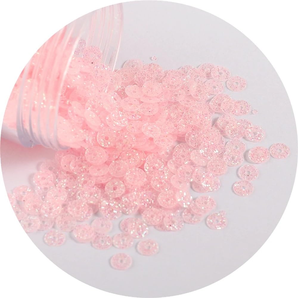 Paillettes rose bébé 2mm pour couture et DIY créatif - 10g