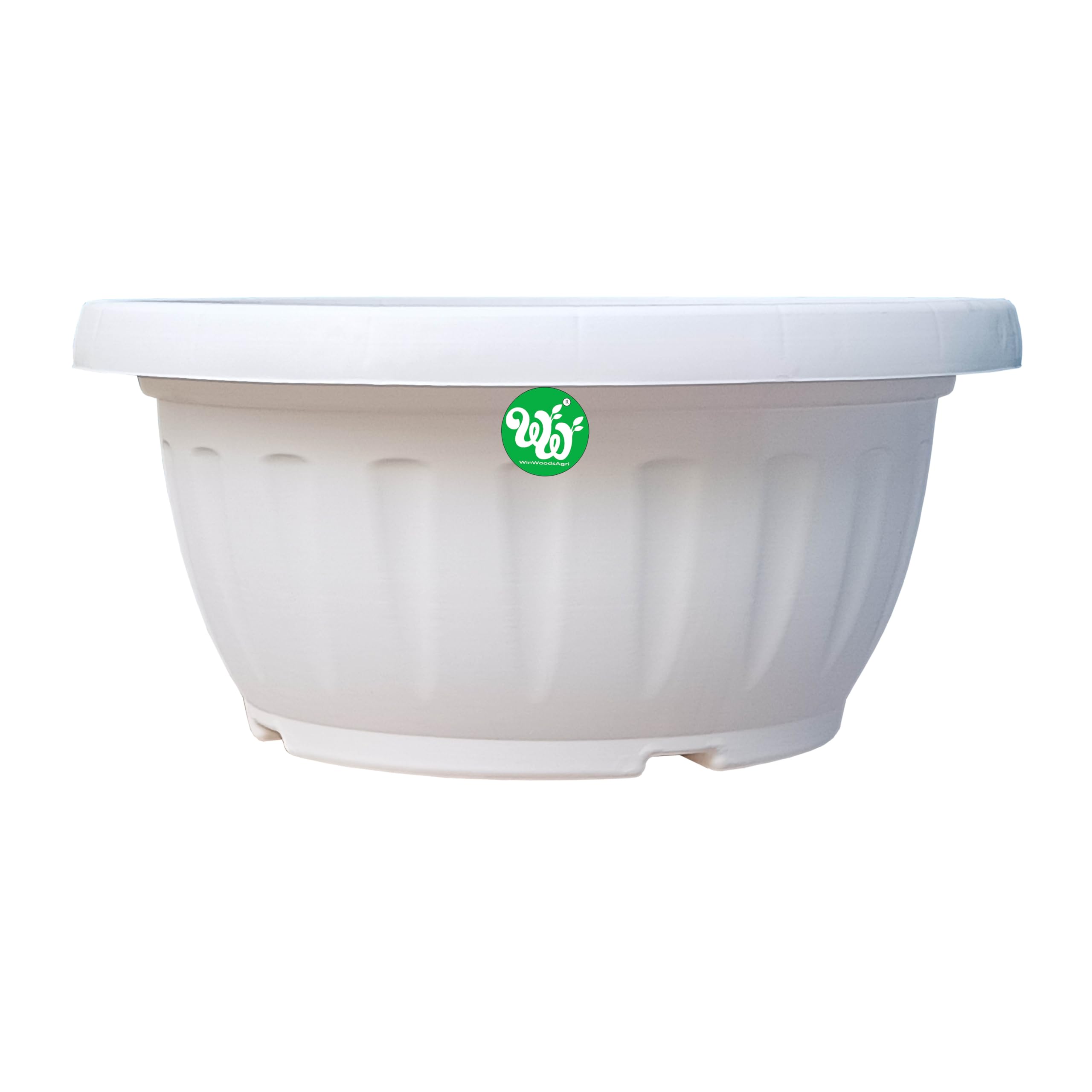 WinWoodsAgri 14inch/35cm Bonsai Bowl adeniumbowl Indoor Outdoor Home Balcony Garden Decorative Flower Pots, Planters, Gamla Round plantcontainer (White) (B0CM2C6726) Amazon Price History, Amazon Price Tracker