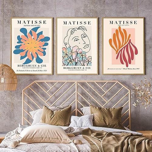Peintures Matisse de plantes colorées œuvre d'art abstraite pour illuminer votre intérieur