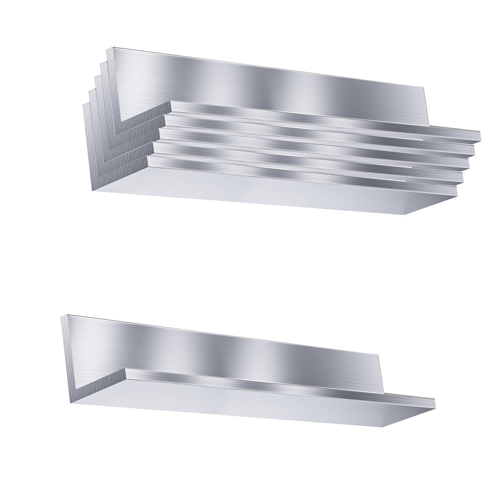 8 pièces Cornière en Aluminium 25x25x3mm Longueur 300 mm Profilé d'Angle en Aluminium Cornière Isocèle L,pour les Projets de Bricolage et les Solutions Structurelles