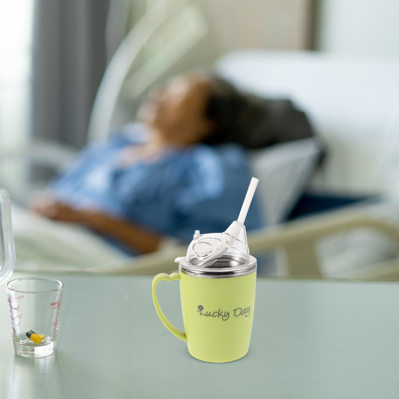Stillbecher 350ml aus Edelstahl und Silikon zum Füttern