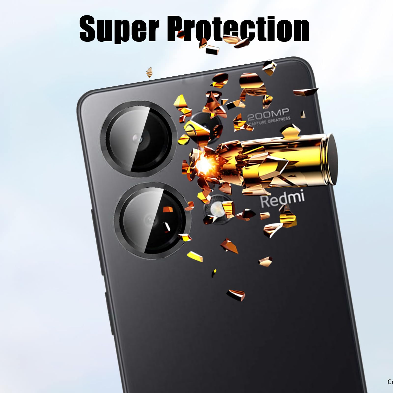Kameraschutzfolie Aus Panzerglas Für Xiaomi Redmi NOTE 13 Pro Plus 5G – 2 Sätze (4 Stück), 9H Härte, Blasenfrei & Kratzfest