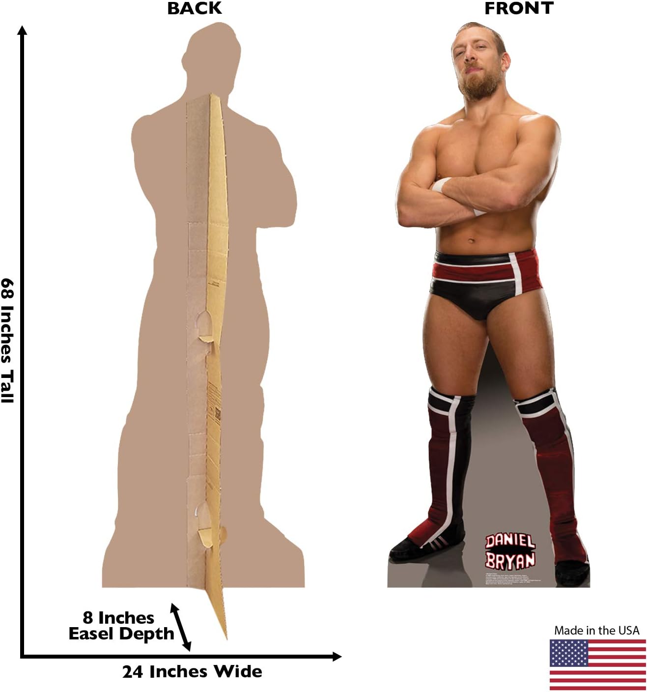 Cardboard People Daniel Bryan Life Size Cardboard Cutout Standup - WWE
