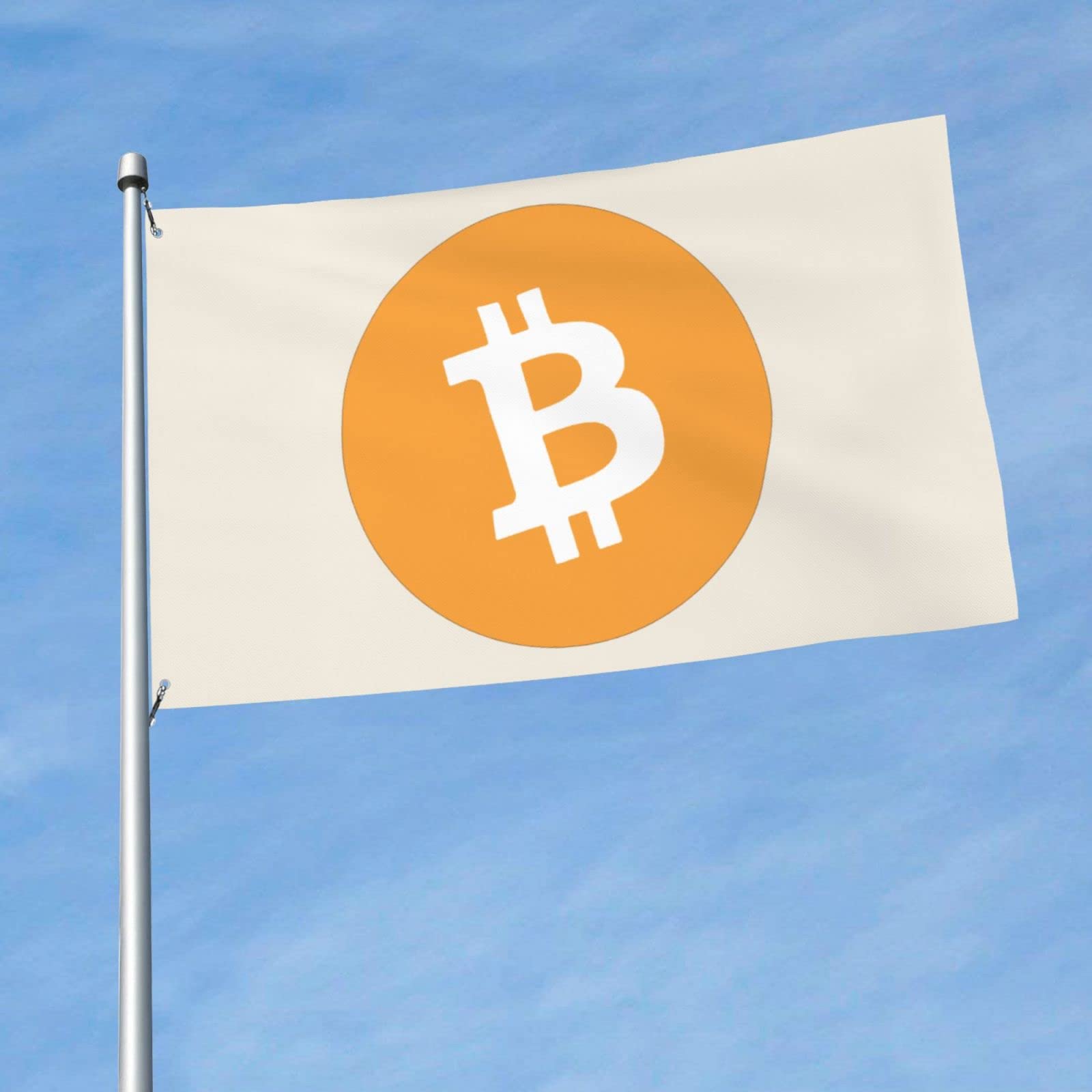 Amazon.com: 比特幣符號標誌3X5 英尺- 抗紫外線- 花園庭院標誌戶外標誌帶索環: 露臺、草皮與花園