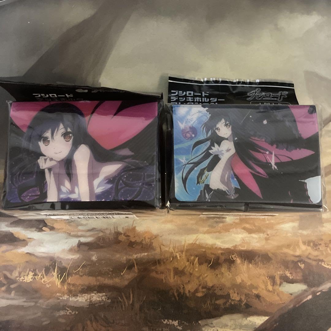 Amazon.co.jp: アクセルワールド 黒雪姫 デッキケース 電撃文庫 2種