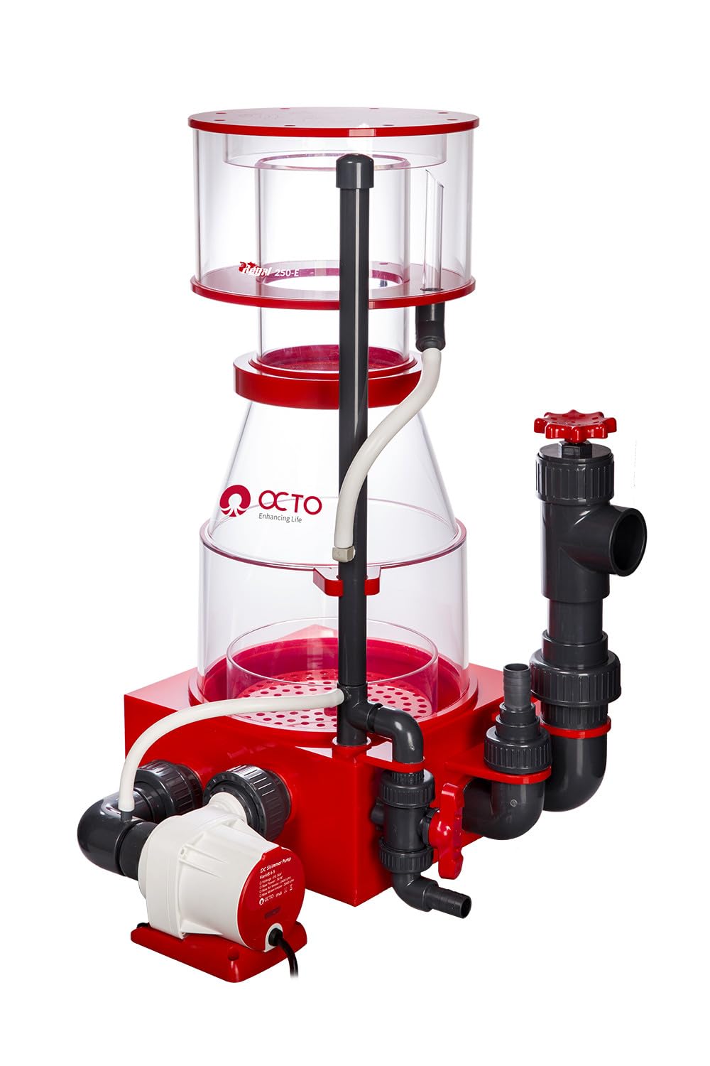 OCTO Bombas de Agua para acuarios Skimmer Externo Regal 250-E con Bomba Varios 6-S hasta 2.400 L