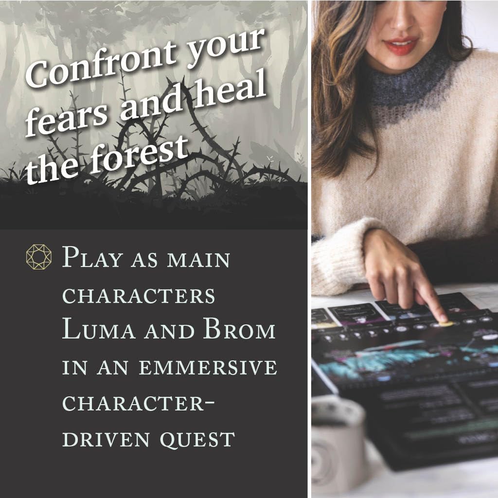 Storyfold: Wildwoods – Solo Narrative Adventure Board Game | 1 Player Board Game | Immersive Storybook Gameplay, Unique River Card Mechanic, Learn as You Play, Fast Setup