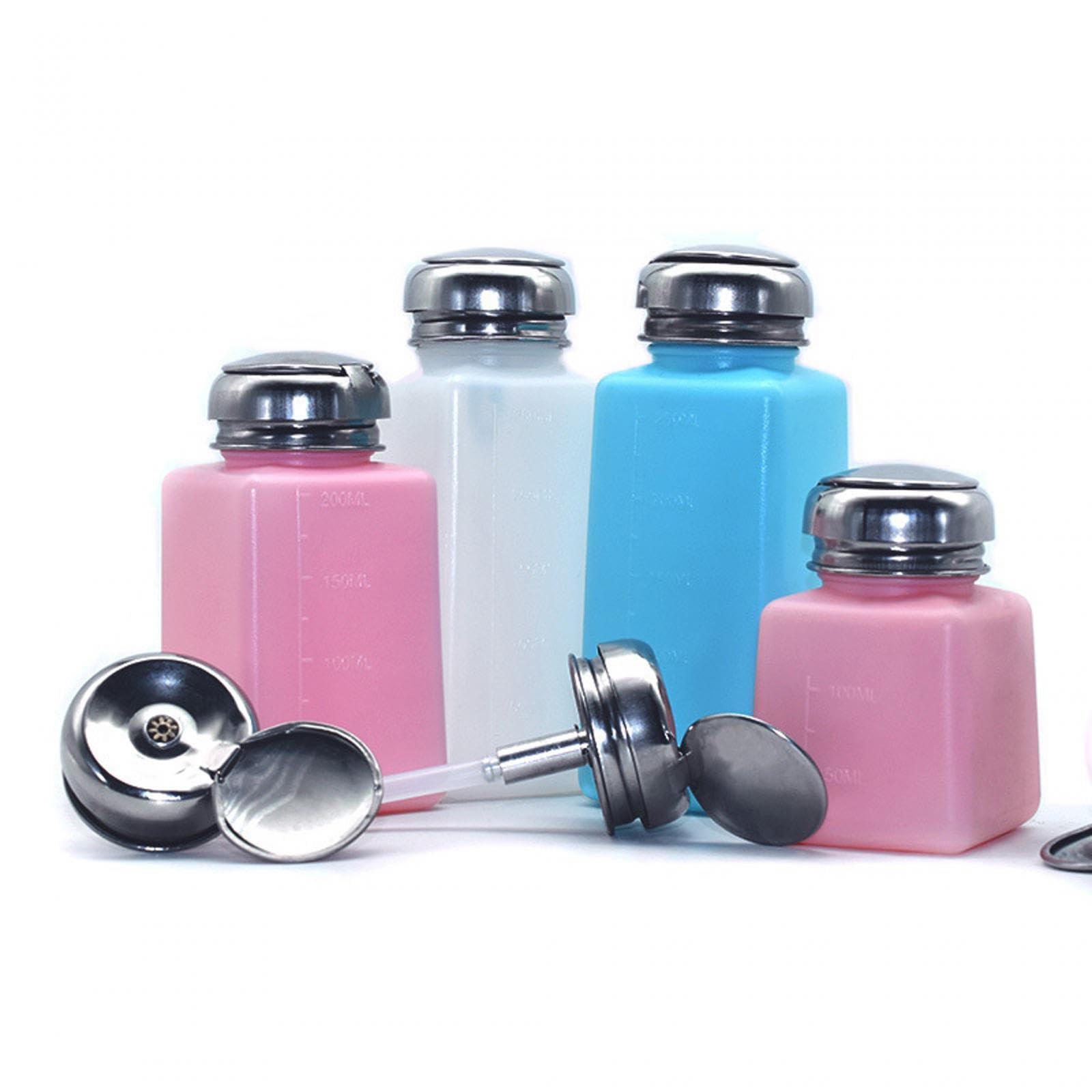 SECRET DESIRE Push Down Empty Pump Dispenser Bottle Durable Liquid Press Pumping Dispenser Style I-image-13