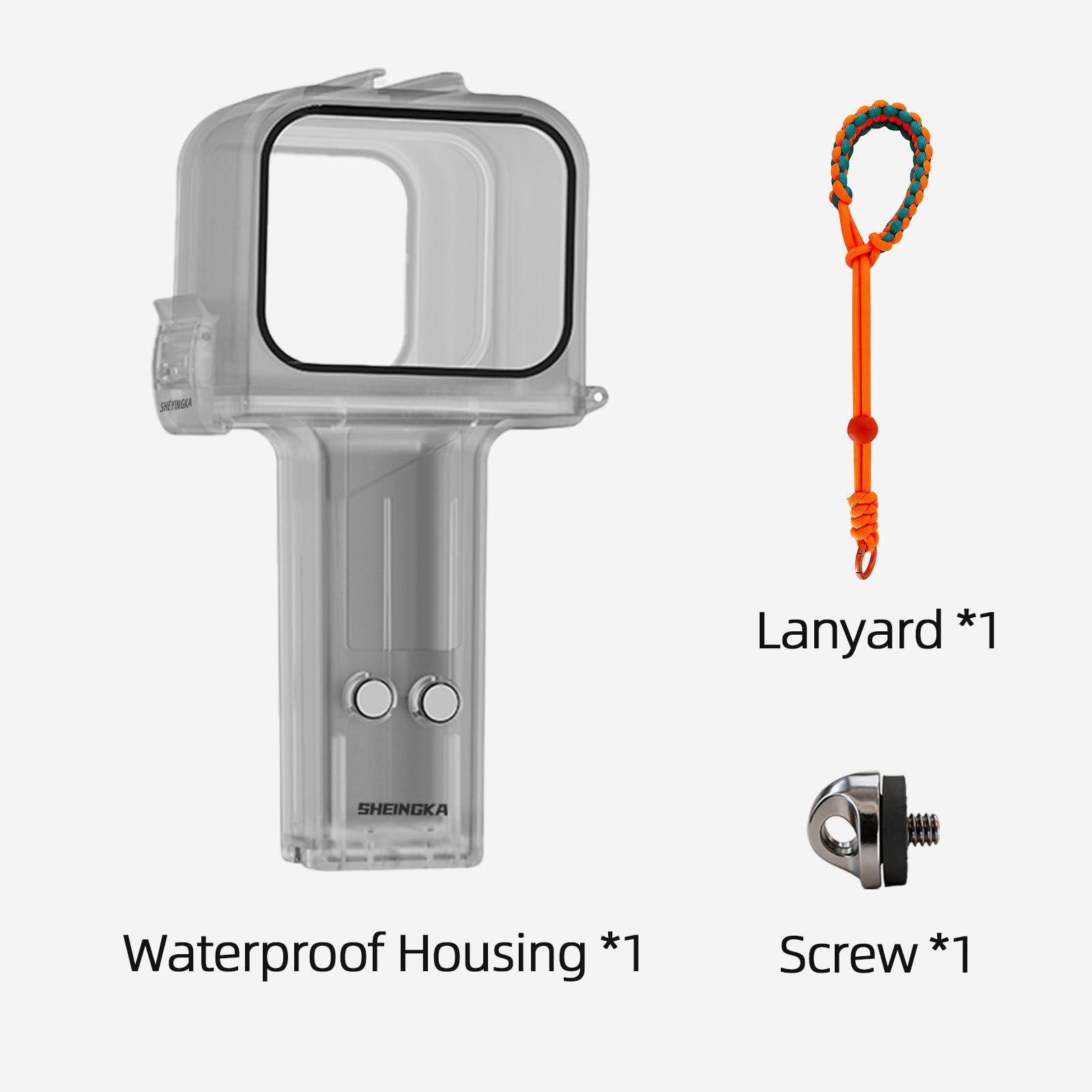 Boîtier de plongée étanche compatible avec DJI Osmo Pocket 4/3 40 m