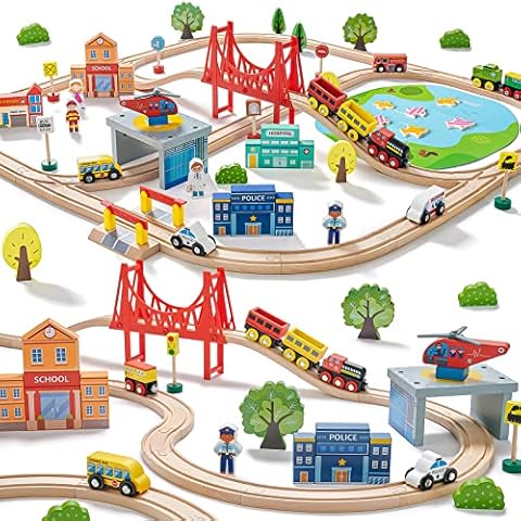 Tiny Land Wooden Train Set Cover