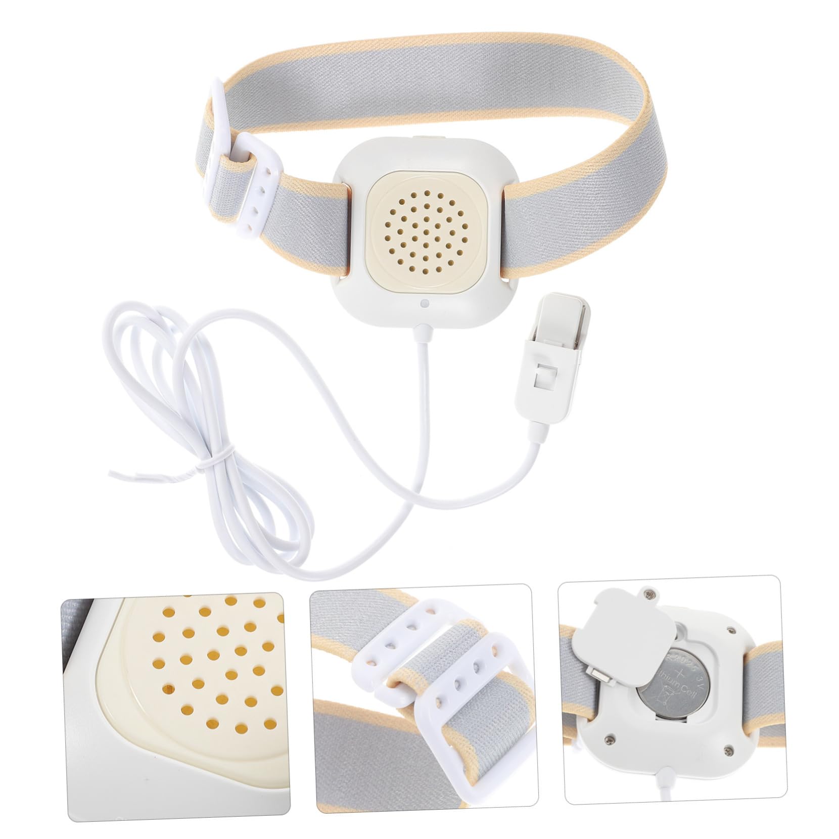 VALICLUD Capteur Pour Énurésie Nocturne Alarme Sonore Et Vibration, Sangle Flexible, Fixation Solide, Taille, Pour Bébés, Garçon Et Filles Et Personnes Âgées, Surveillance Sommeil Et Propreté