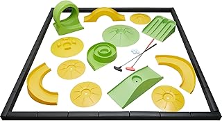 Putting Game - Mini Golf Obstacle, Putter for Home, Office, Outdoor Play - Suitable for Children, Teenagers, Adults