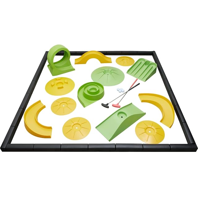 Putting Game - Mini Golf Obstacle Putter for Home Office Outdoor Play - Suitable for Children Teenagers Adults