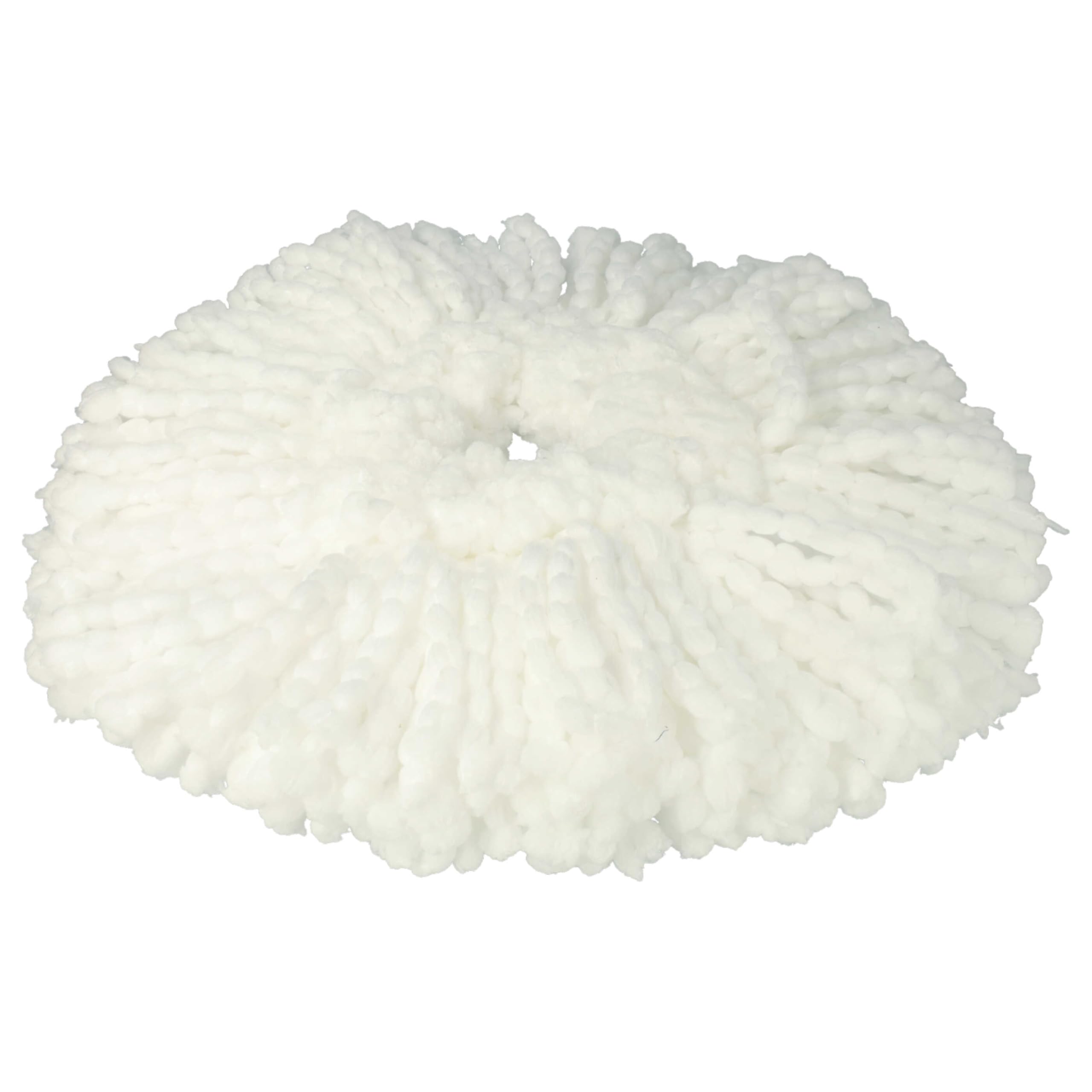 vhbw 5X Cabezal fregona Compatible con Vileda EasyWring & Clean, EasyWring & Clean Turbo fregona - Repuesto, Microfibra, Blanco