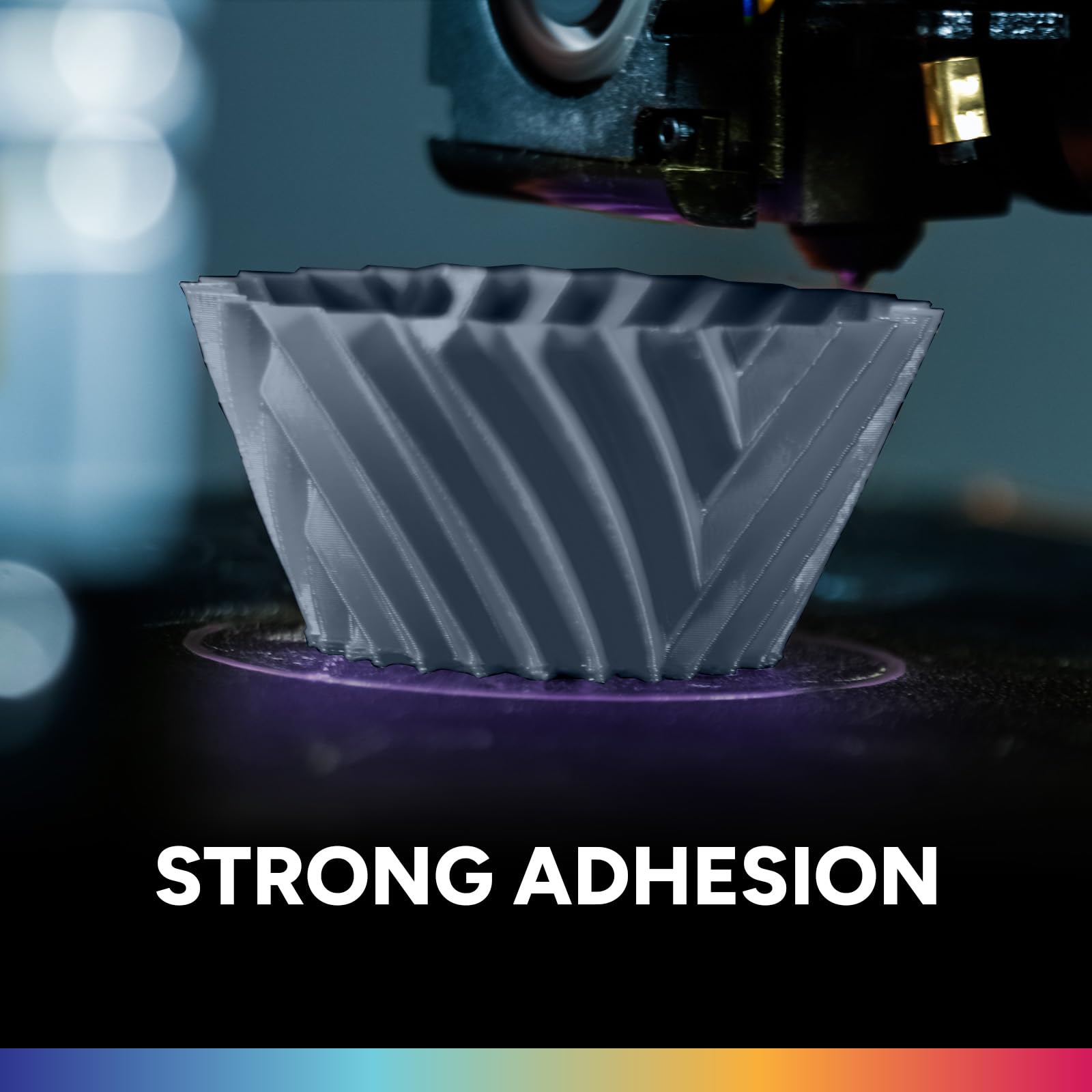 OVERTURE Filamento PLA 1.75mm - Bobina 1kg (2,2lbs) Precisione ±0.02mm, in Cartone Riciclato | Compatibile Stampanti 3D FDM (Gris Metálico)