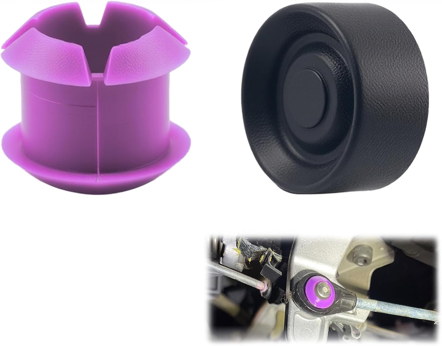Transmission Shift Cable Bushing Repair Kit,OEM 3382242030 Car Shifter Bushing Compatible with Lexus/Pontiac/Scion,Essential Car Shift Linkage Bushings Kit with Installation Tool