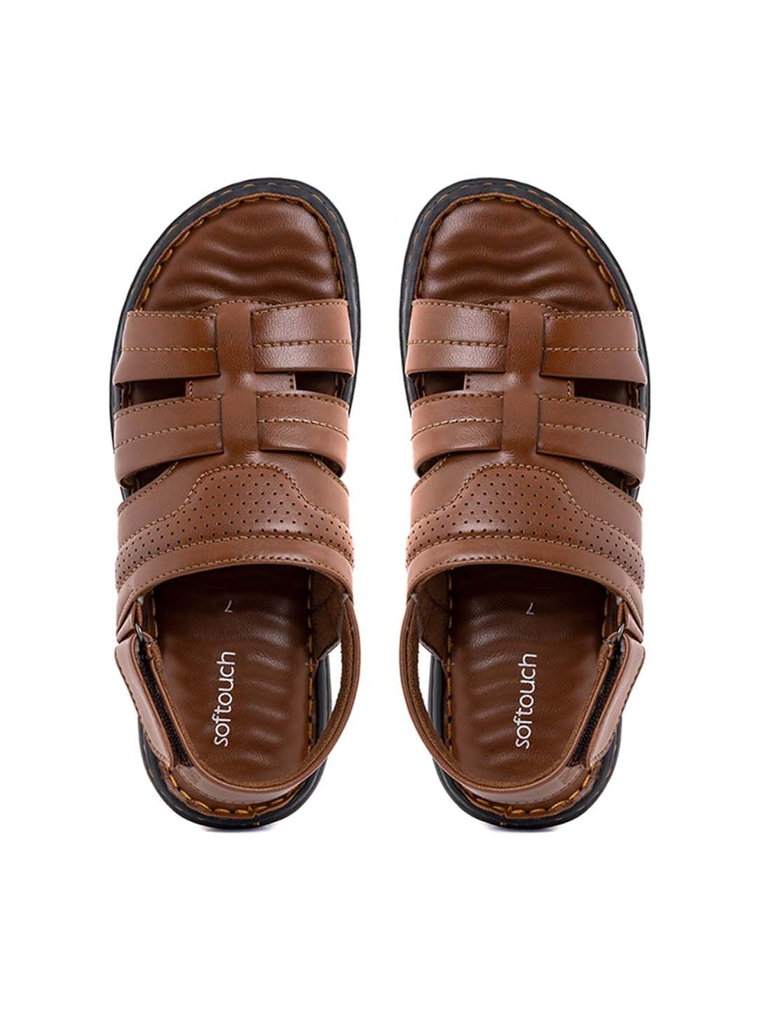 Khadims Softouch Brown Casual Fisherman Sandal for Men (9361263) (B0CJTR5158) Amazon Price History, Amazon Price Tracker
