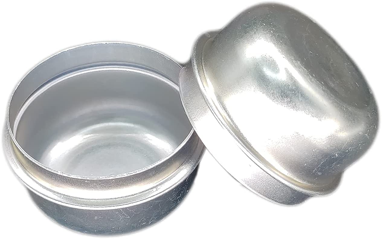 Replaces Trailer 1.98" Inch Grease Cover Dust Cap 2k 3.5k 3,500 lb Axle Hub with Plug (4Pack)
