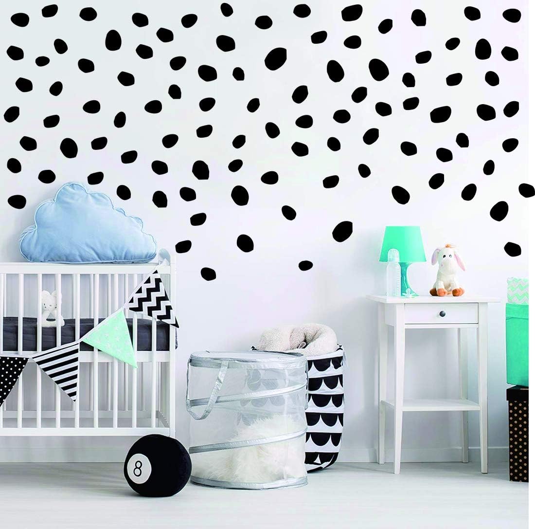 Polka Dots Wall Decal Irregular Dots Wall Decal Removable Vinyl Polka Dot Decor