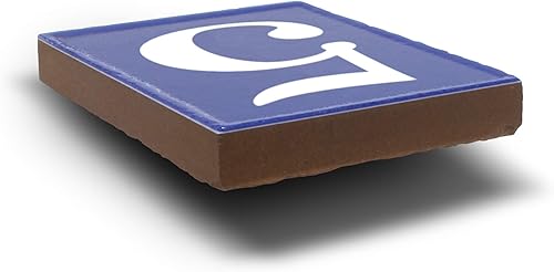 Miniatura 6 de 2113006 Número de dirección de azulejo de cerámica azul real