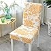 BHXXMGG Stretch Stuhlhusse 4er Set Orange Elastische Stuhlabdeckungen Rose Stuhlhussen Schwingstühle,Spannbezug Stuhlbezüge für Esszimmer,Hotel,Bankett,Hochzeit,Partys Deko