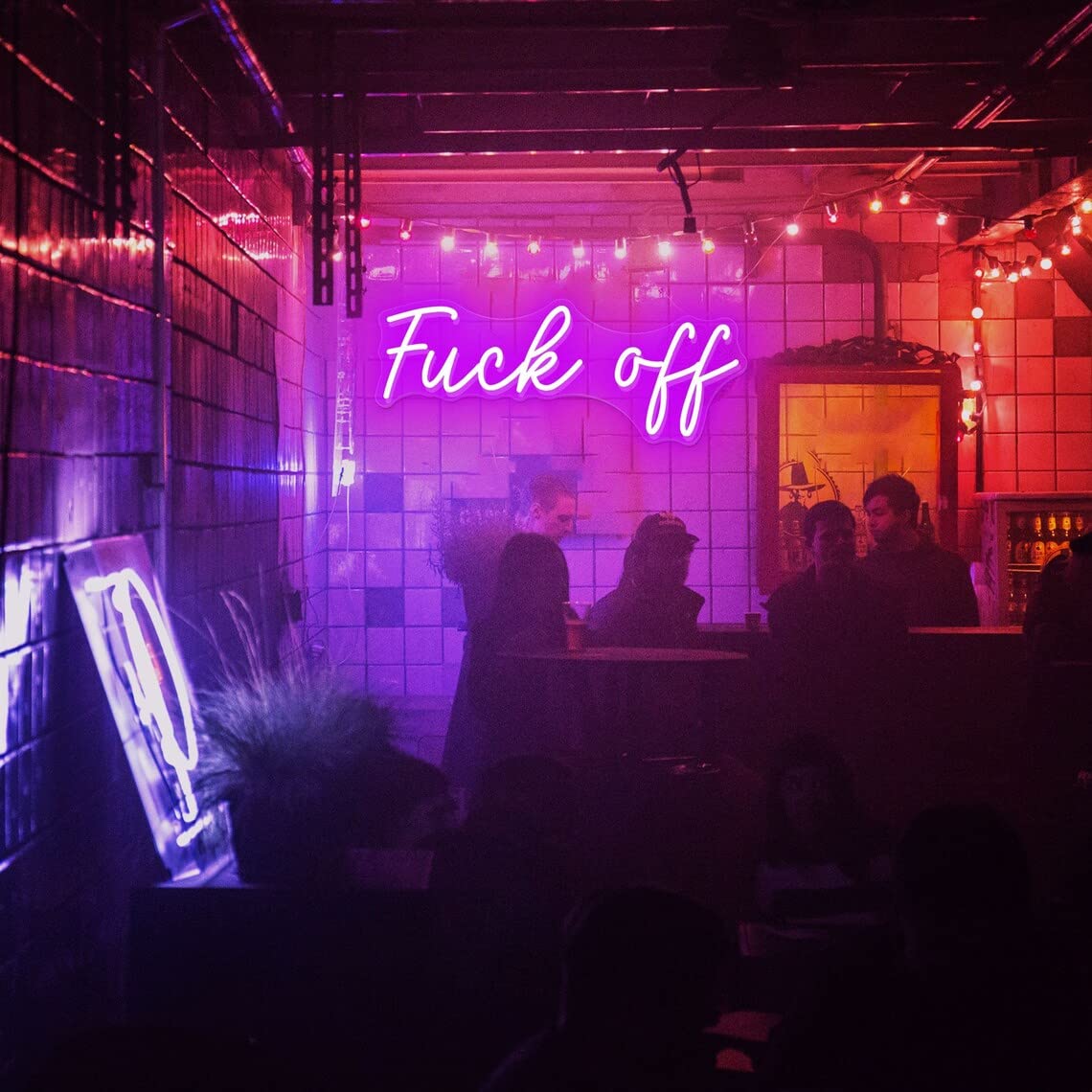 Off Neon Schilder für Wanddekoration, Neonschilder für Schlafzimmer, Kunst, dekorativer Buchstabe für Party, Lichtdekoration, Bar, Zuhause, Männerhöhle, Dekoration, handgefertigte Wandbehänge