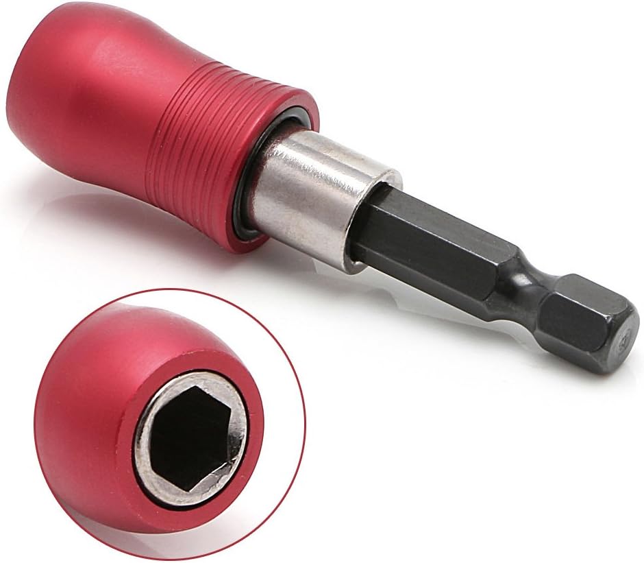 1 Pc 60mm 1/4 Inch Shank Quick Release Screwdriver Bit Holder Extension