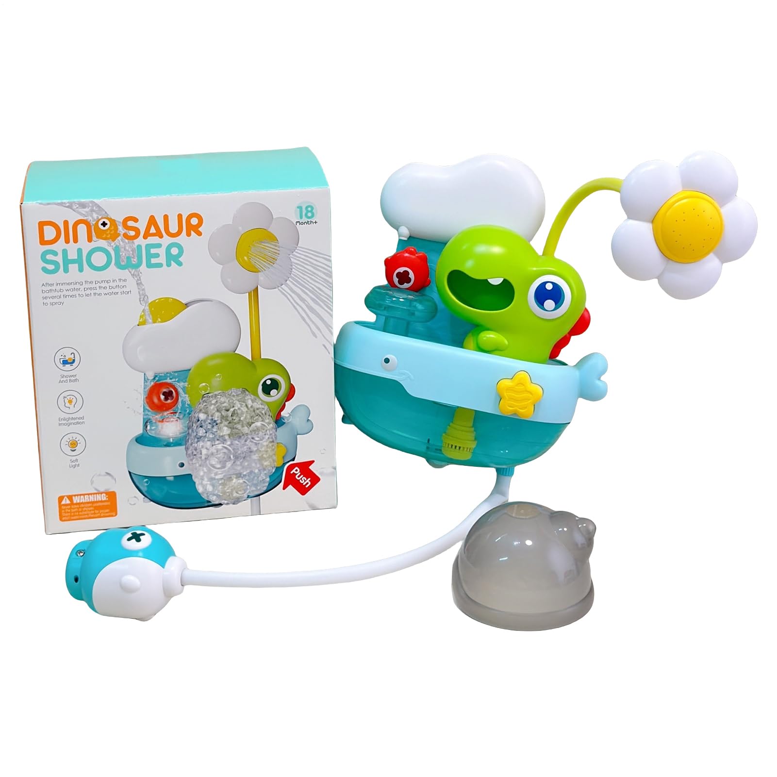 Jouets de bain bébé pour stopper les pleurs pendant la douche - 8