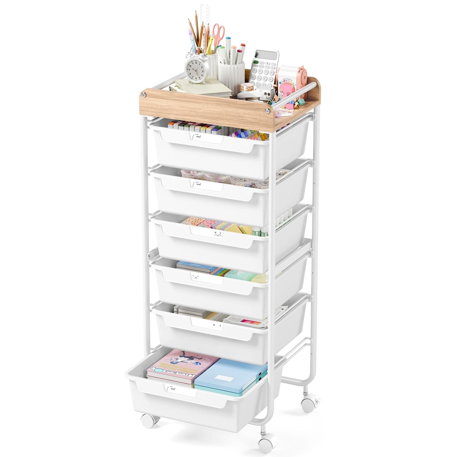 View 1 of ** may or may not be missing pieces**
Utility Cart with 6 Drawers