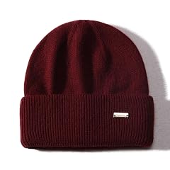 jaxmonoy Knit Beanies Winter Hats for Women and Men Soft Warm Double Layer Ladies Skull Beanie caps