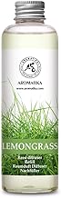 Lemongrass Reed Diffuser Refill w/Natural Essential Lemongrass Oil 200ml - Fresh & Long Lasting Fragrance - Best for Aromatherapy - Home - Office - Reed Diffuser Oil for Restaurant