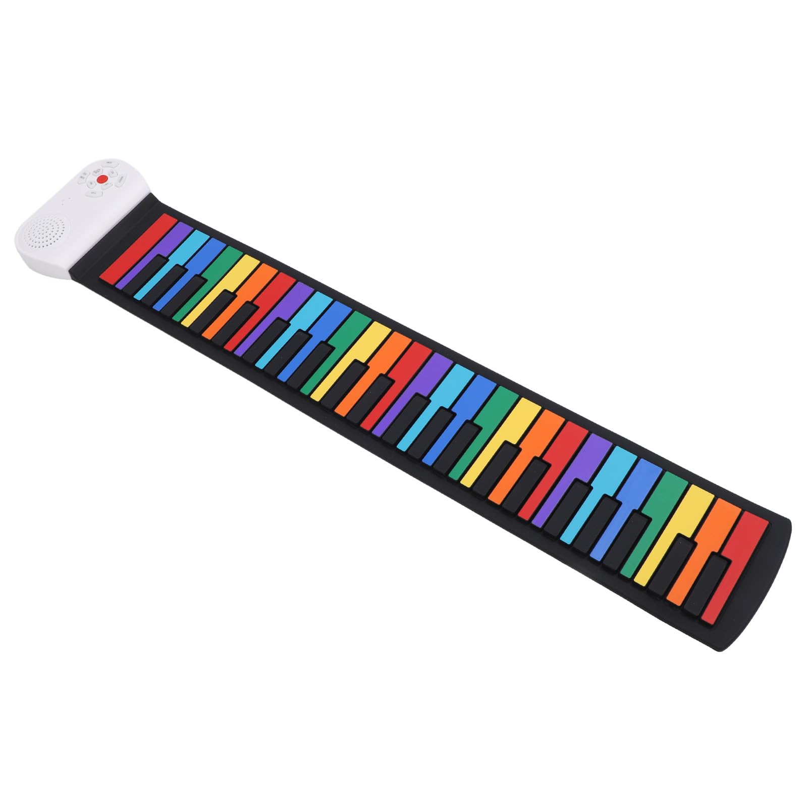 Tastiera per Arrotolabile, Elettronico Portatile Ricaricabile a 49 Tasti, Tastiera per Pieghevole con Cavo di Ricarica USB per Principianti, Bambini, Viaggi a Casa (#2)