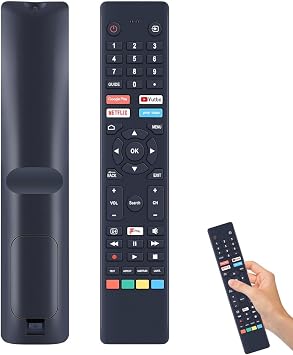 New RM-C3250 Replacement Remote Control with 4 Shortcut Buttons Compatible with JVC Smart TV LT-32CA690 LT-40CA790 LT-43CA790 LT-43CA890 LT-50CA890 LT-55CA890 LT-65CA890 No Voice Function Black