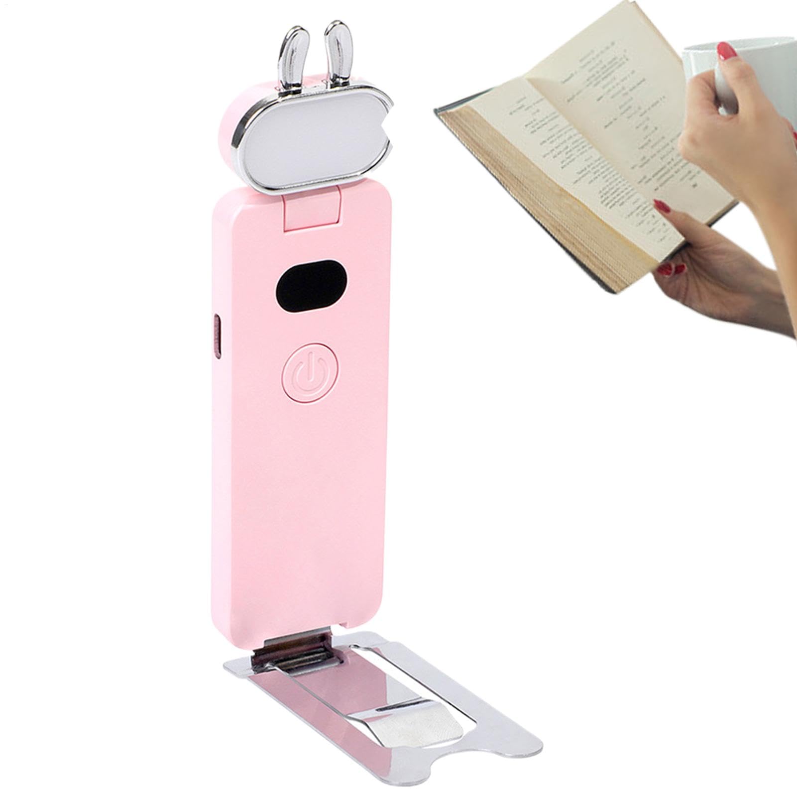 Luce lettura a clip Pieghevole Ricaricabile Luminosità Regolabile | Luce Da Lettura USB Per Amanti Dei Libri Per lettura notturna, campeggio, viaggio, ufficio, dormitorio, studio, hotel,