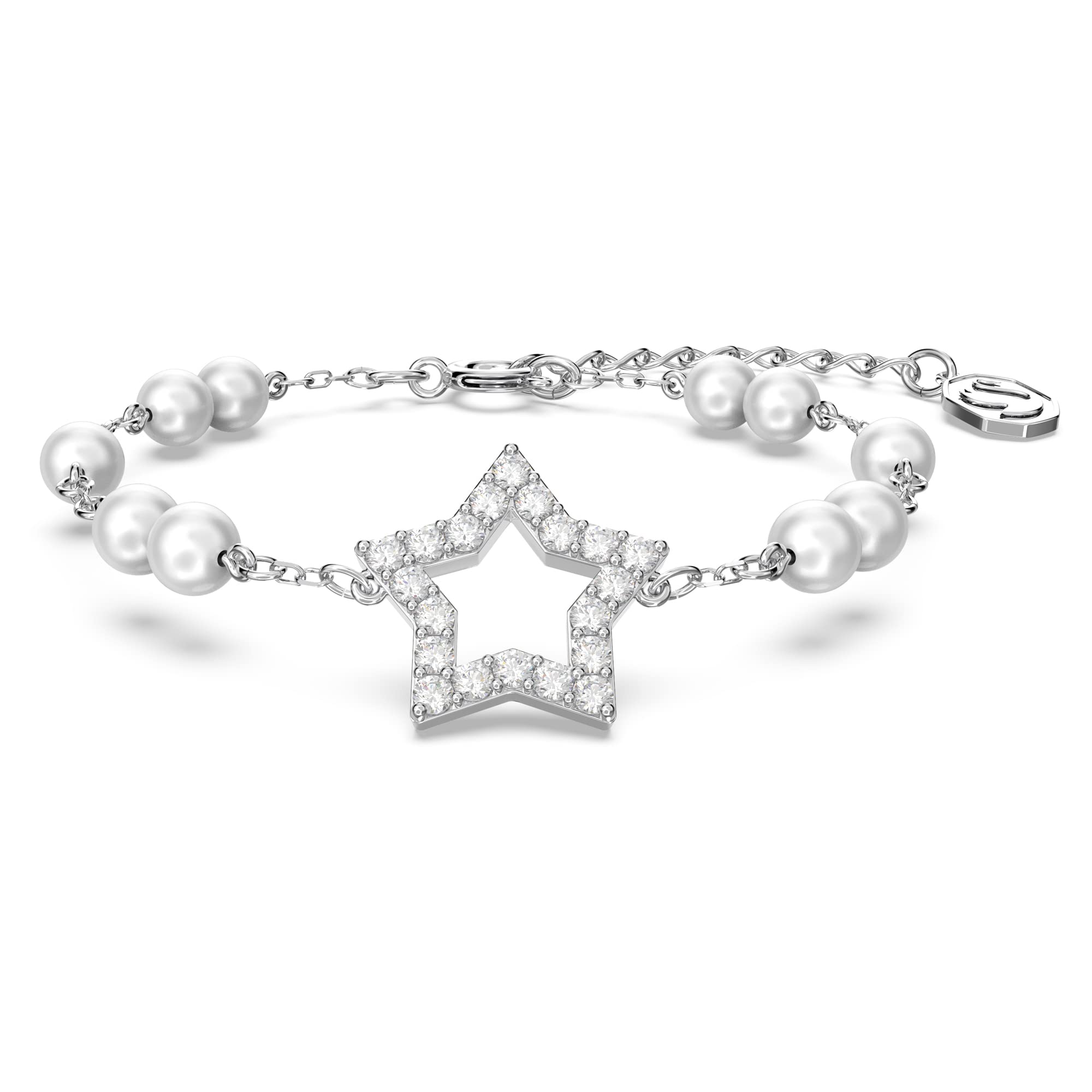 Swarovski Women's Gray Crystal Pearl Bracelet