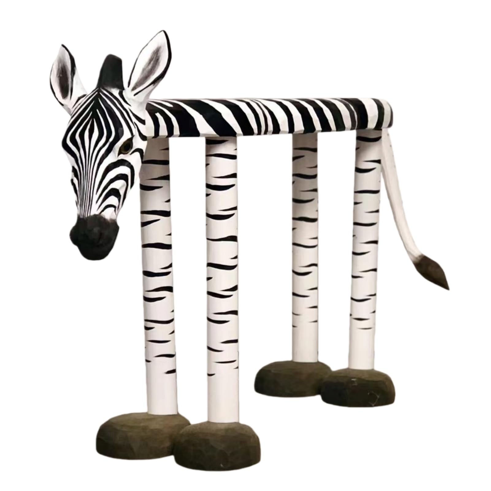 Various Animal Shaped Shoe Stools, Wooden Carvings, Cute Styles, Children's Step Stools, Home Decorations(B)
