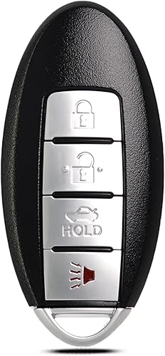 Llavero inteligente sin llave compatible con Nissan Versa Sentra 2013 2014 2015 2016 2017 2018 2019 reemplazo de llave de control remoto de