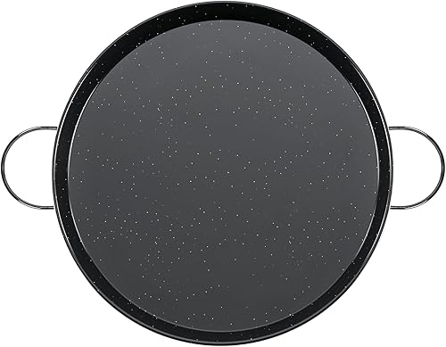 GRISUN Paella Pan  Sartén esmaltada  Sartén antiadherente para auténticos platos españoles  Sartén esmaltada ideal para restaurantes y cocina casera