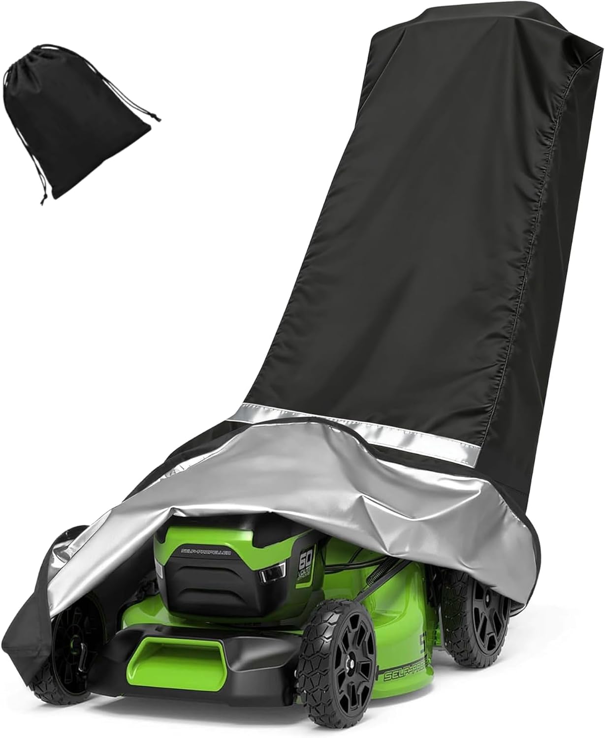 Push Lawn Mower Cover for Outdoor Large 94 x 20 x 53 in