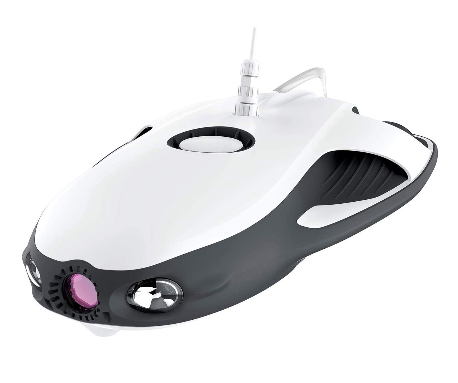 Underwater Drone, PRW10 Wizard Underwater Drone with 4K UHD Camera, Fish Finder and VR Goggles for Diving and Boating. NO CABLES, NO HASSLE!,Standard