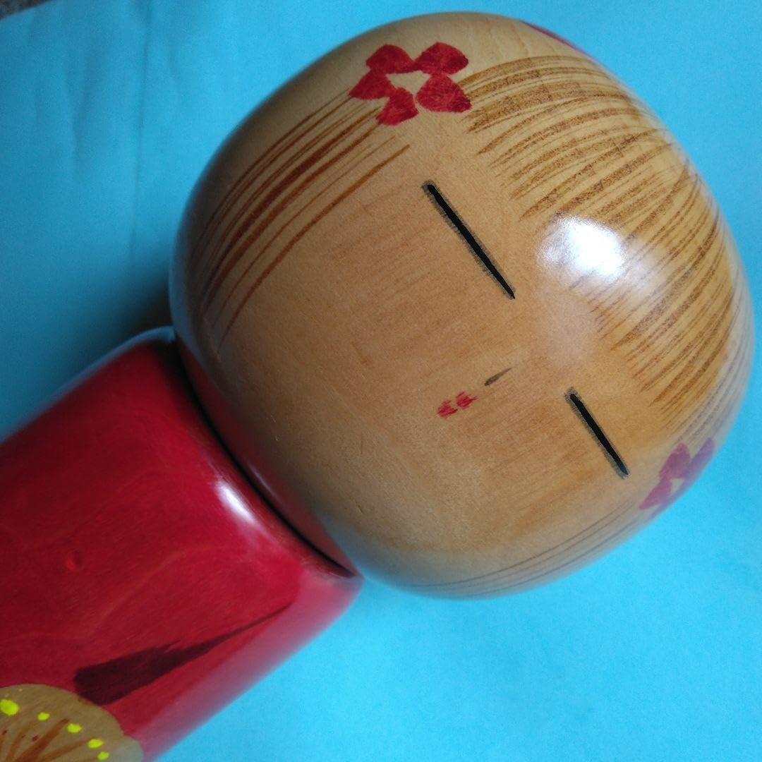 創作こけし　白峯 作　童女 Yahoo!オークション - 伝統こけし 創作こけし 白峰 作 『鹿踊り