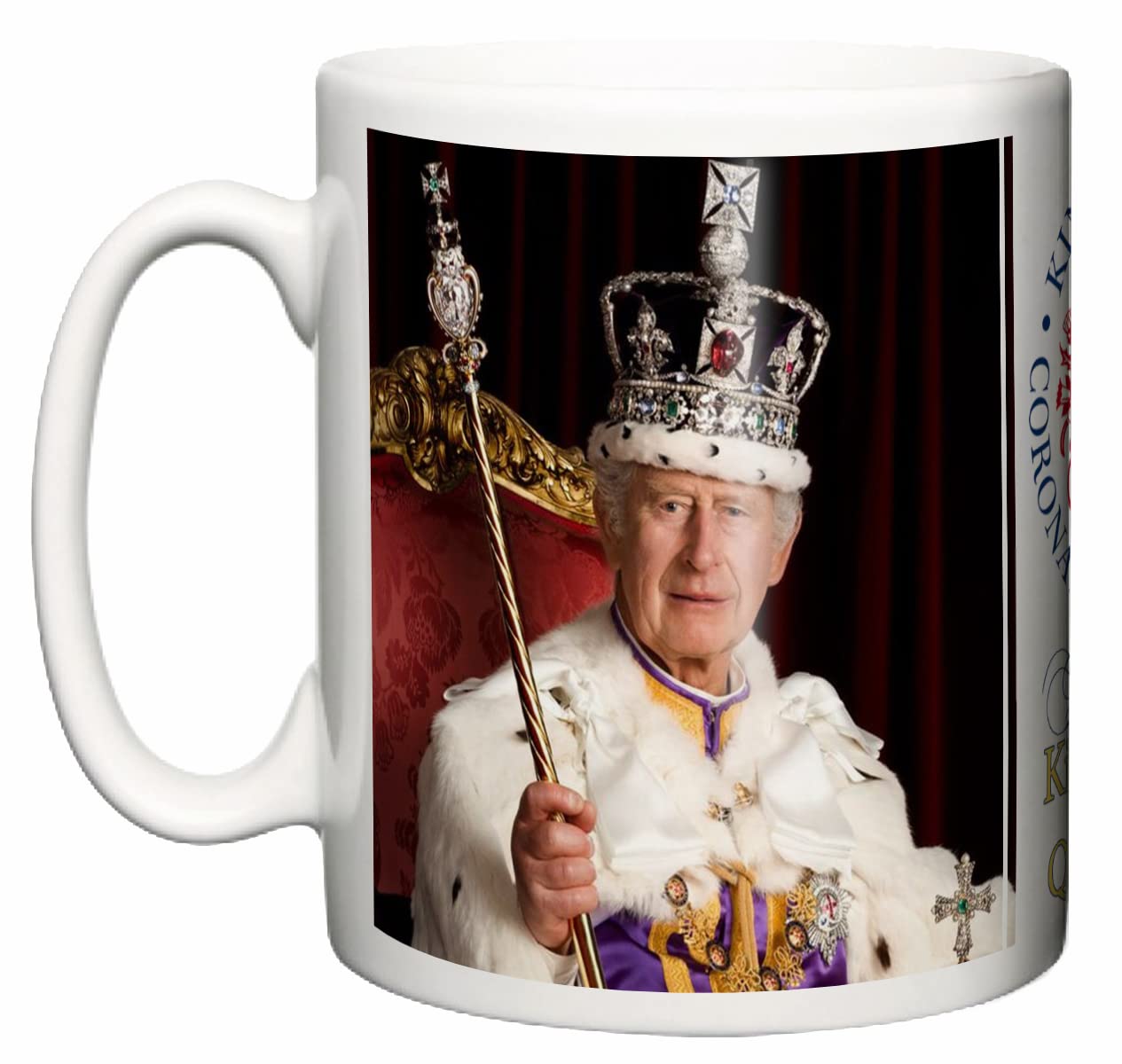 Image is Everything IIE, The Coronation of Their Majesties King Charles III & Queen Camilla Celebration Momento Souvenir Tea Coffee 11oz Mug Gift