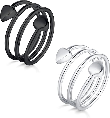 Jecanori Anillos de terapia magnética terapéutica de drenaje linfático para mujeres, anillos de terapia magnética de cobre de drenaje linfático