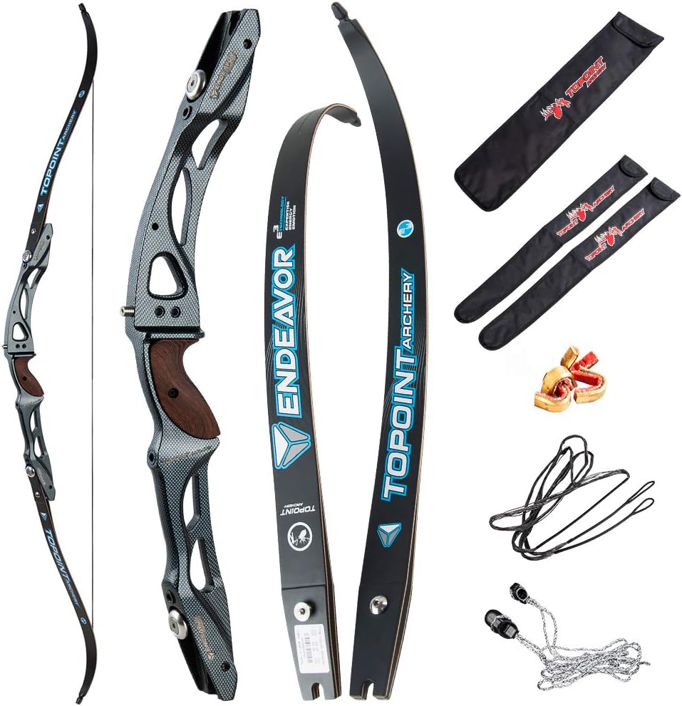 66/68/70 Inch Archery Recurve Bow for Adult Youth Teens,Takedown Recurve for Athletic Competition,ILF Bow Riser and Limbs,Right Handed with Bow Stringer Tool