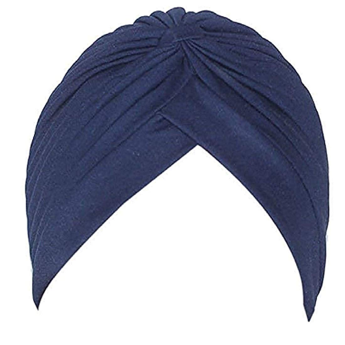 BISMAADHTwisted Pleated Readymade Polyester Turbans/Pagri Cap for Women�s